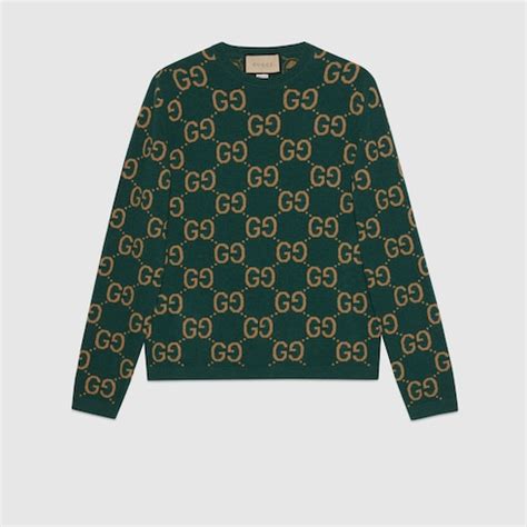 gucci gold maglione